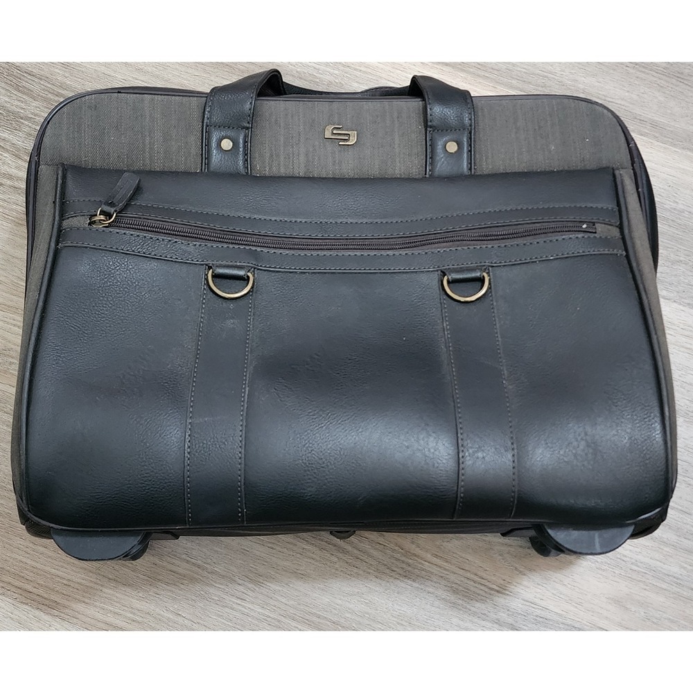 Solo New York MacDougal Rolling Laptop Case 17.3" Black/Expresso
